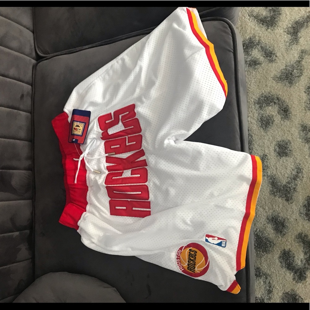 Just Don Houston Rockets Mens Basketball shorts